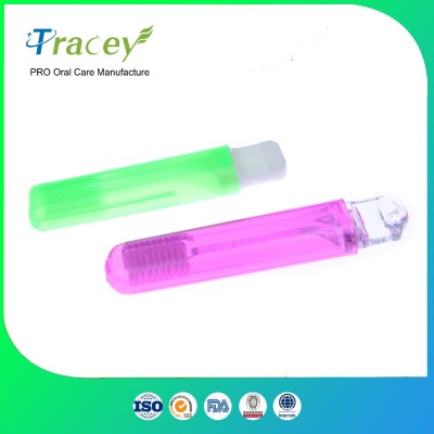 OEM/ODM  Mini Folding disposable Travel Toothbrush