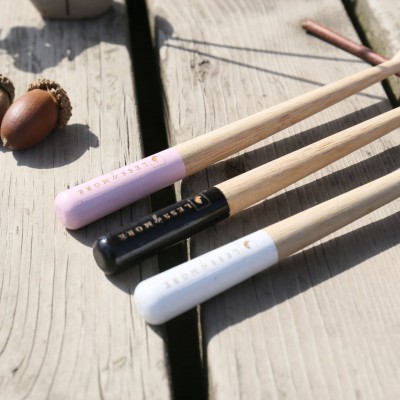 Personalized Eco Child Soft Charcoal Bristle Bamboo Toothbrush