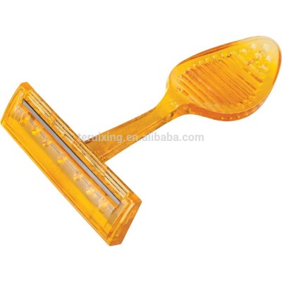 DETENTION Translucent Orange Thumb Razor jail prison SAFETY razor