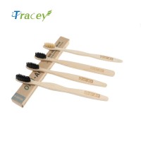 2019 Hot selling cheap nylon bristle wholesale bamboo charcoal toothbrush